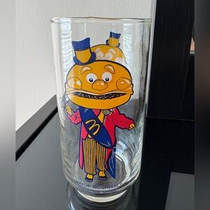 Vintage Mcdonalds Mayor Mccheese Drinking Glass